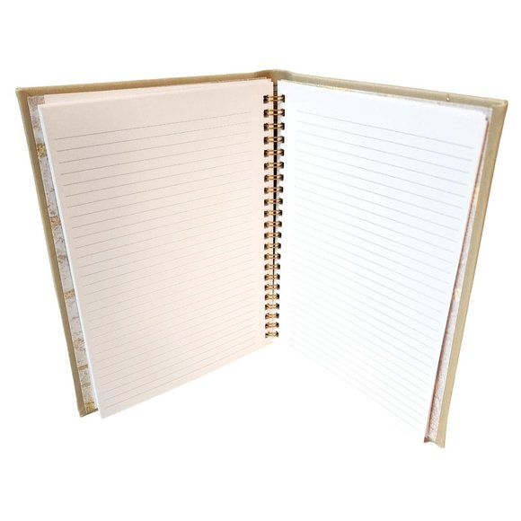 Pop the Champagne Leatherette Journal with Enclosed Spiral 6 x 8 Notebook NEW - Picture 3 of 6